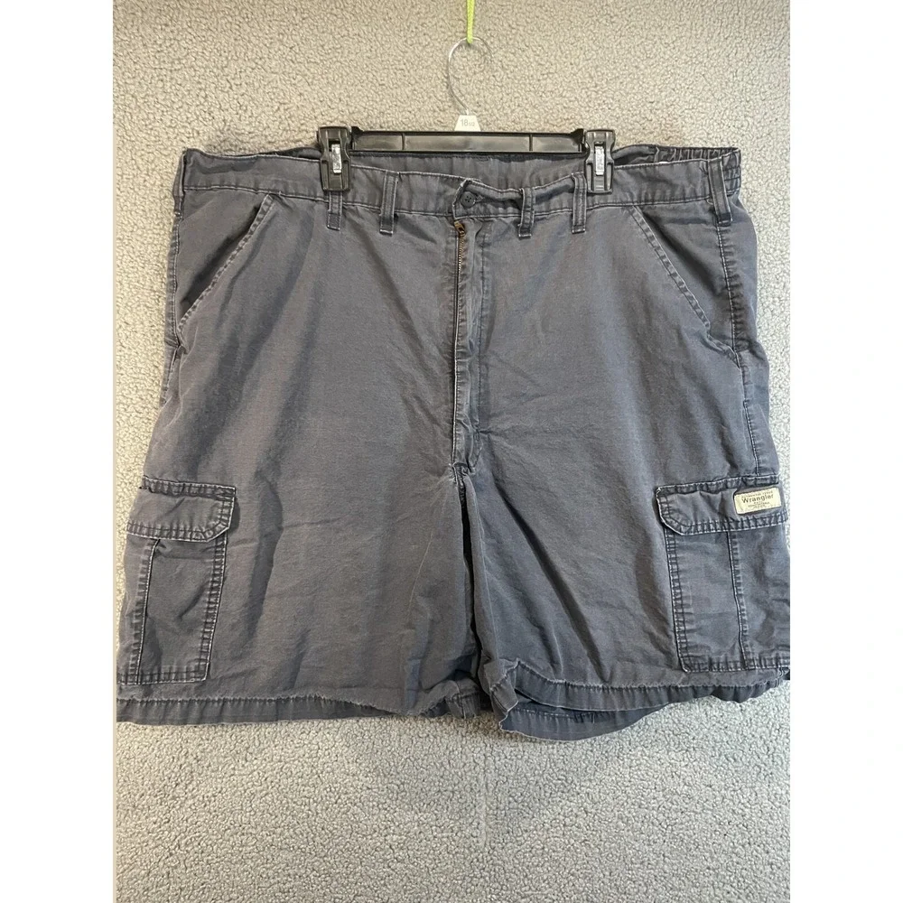 Wrangler‎ Authentic Issue Cargo Shorts Charcoal Gray Big & Tall Men's Size 48